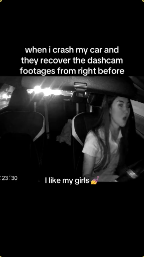 Dashcam Drama: Singing Driver Caught Moments Before Crash