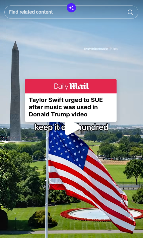 Taylor Swift vs. Trump? The internet is on fire.