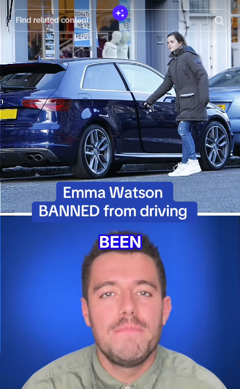 BREAKING: Emma Watson BANNED from drivingโฆ waitโactually, sheโs BEEN driving.