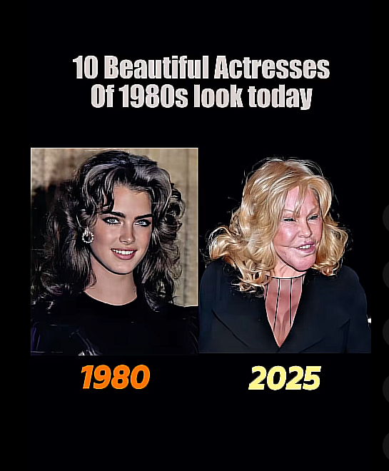 10 Beautiful Actresses of the 1980s — and how they look today.