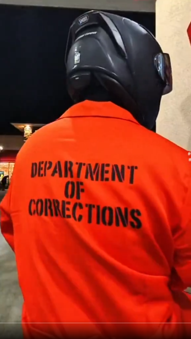 When the Past Meets the Present: The Man in the “Department of Corrections” Suit 🚨🧡