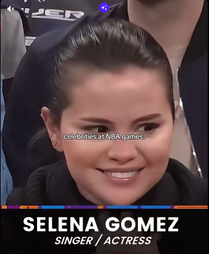 Celebrities at NBA Gamesโ โ and Selena Gomez just made courtside look iconic.