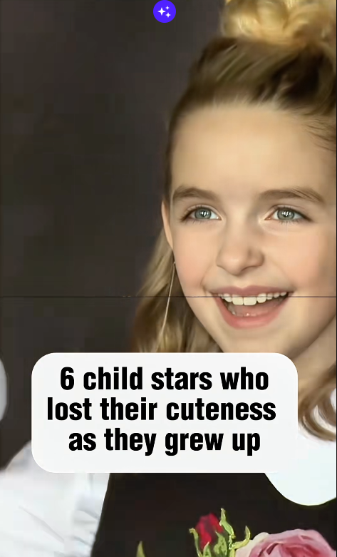 6 child stars who lost their cuteness as they grew upโ โ Really
