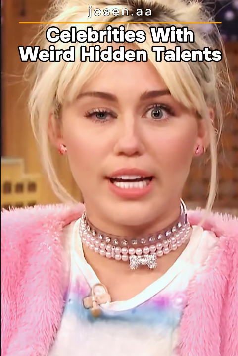 Celebrities With Weird Hidden Talents