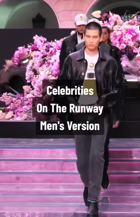 Celebrities On The Runway — Men’s Edition