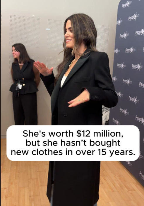 She’s Worth $12 Million… But Hasn’t Bought New Clothes in 15 Years 🖤💸