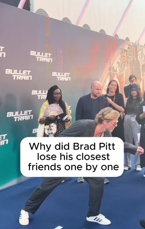 Why did Brad Pitt lose his closest friends one by one?