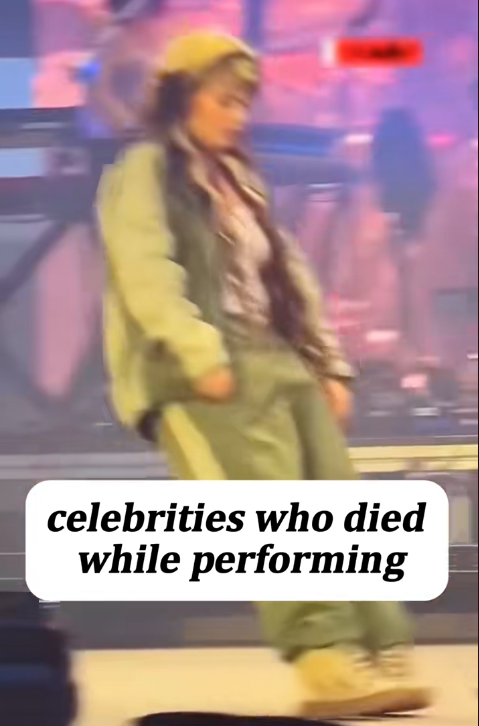 Celebrities who died while performing.